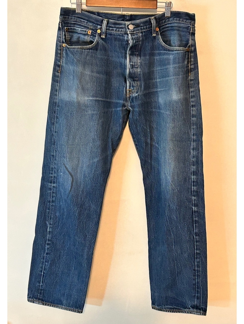 Levi's 501 Original Fit Blue Denim Jeans Waist 36 Length 32